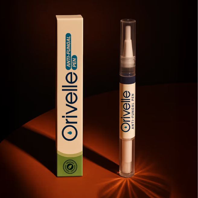Orivelle nail care pen and packaging Orivelle nail care pen and packaging